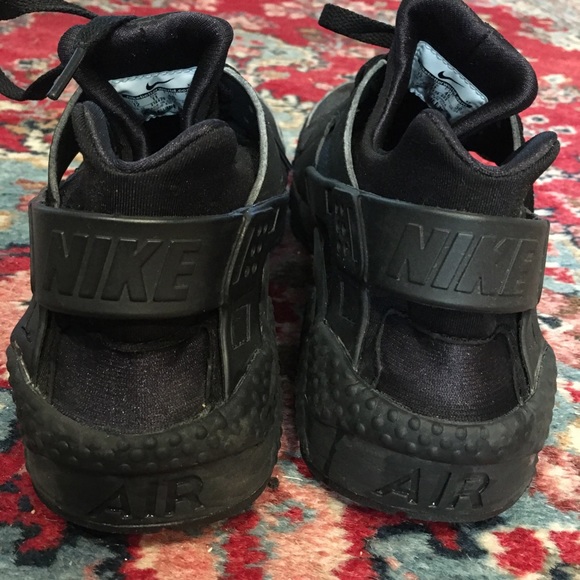 2015 Nike Air Huarache Black Mens Running Shoes 318429 003 Size 12 - Picture 5 of 8